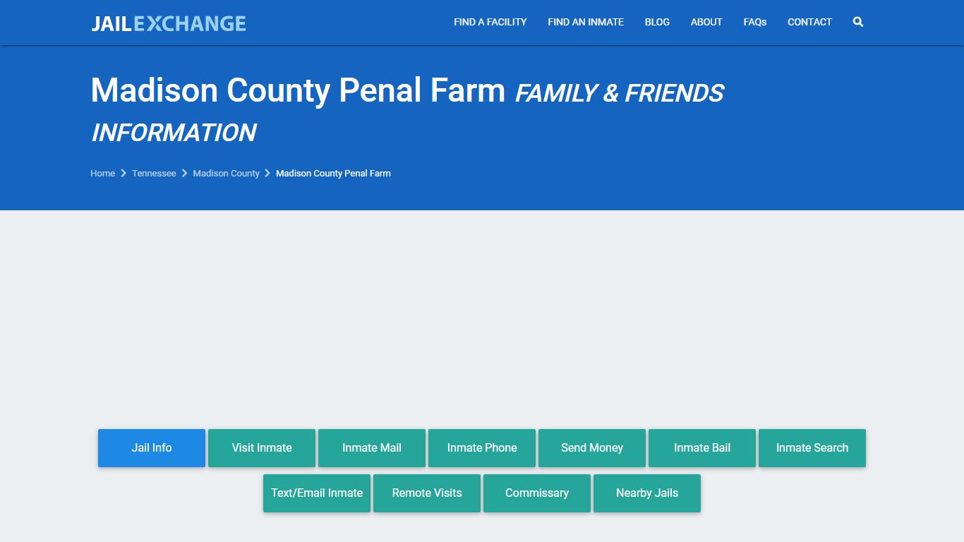 Madison County Penal Farm TN | Booking, Visiting, Calls, Phone